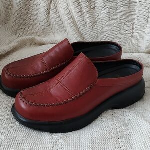 Dansko Madigan Leather Mules Clogs Slip On Shoes 40